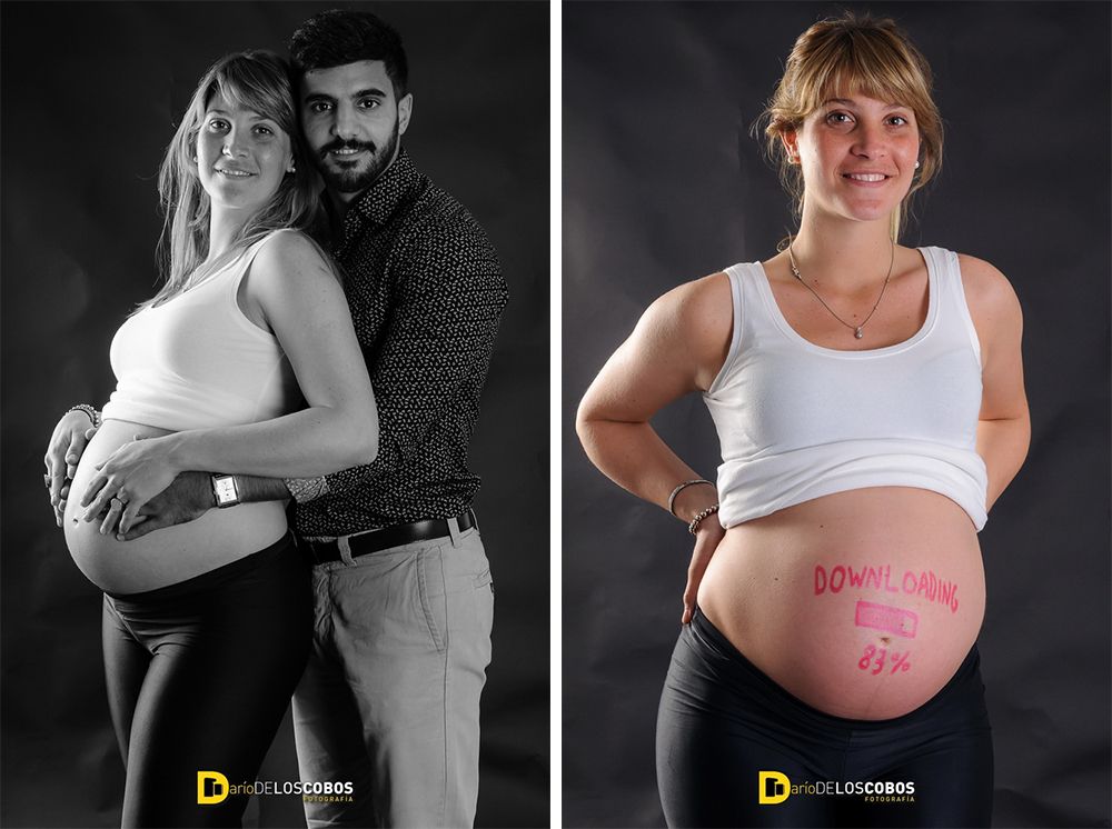 Fotos del embarazo de Carolinaa esperando a Josefina por Dario de los Cobos Fotografía
